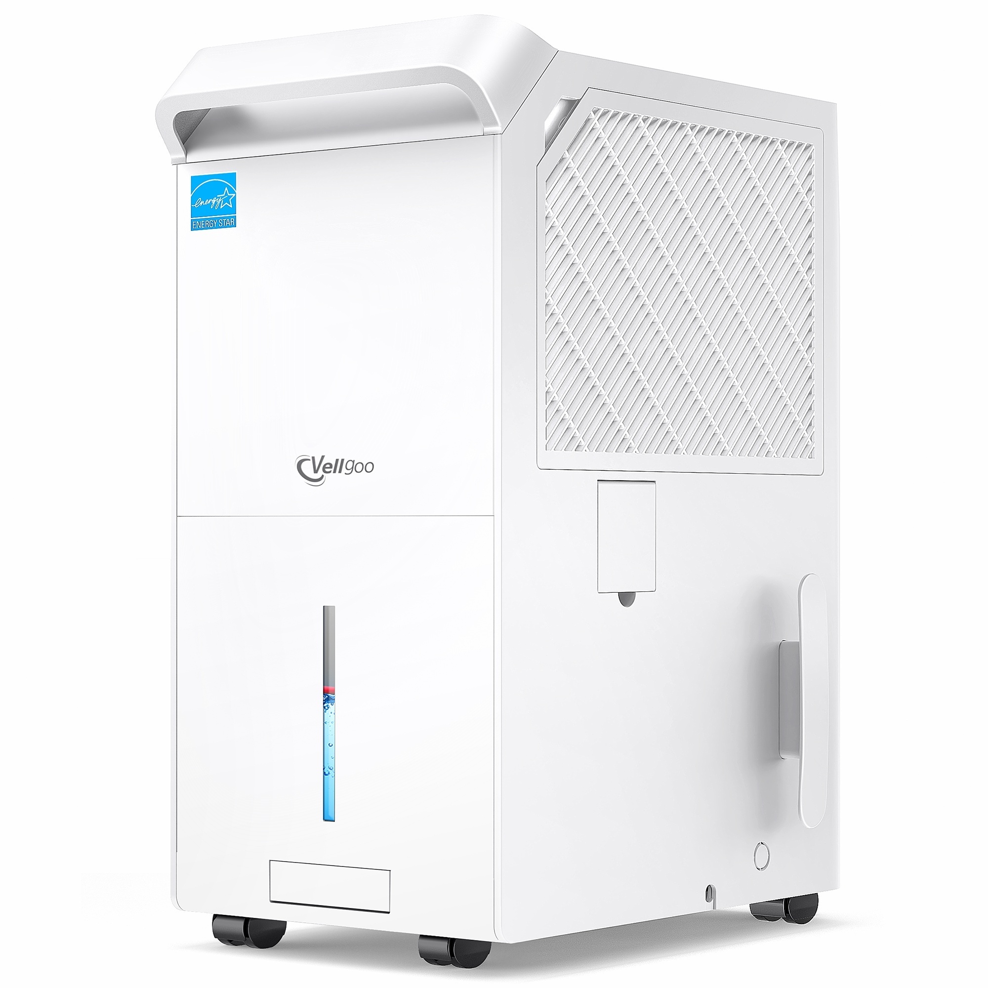 EdenDirect 6,000 Sq.Ft Most Efficient Energy Star 2025 Dehumidifier, Max 140 Pint/D Smart Compressor Dehumidifier for Basement with Drain Hose, for Home,Large Rooms, Model# NTE-FNDG66TPC